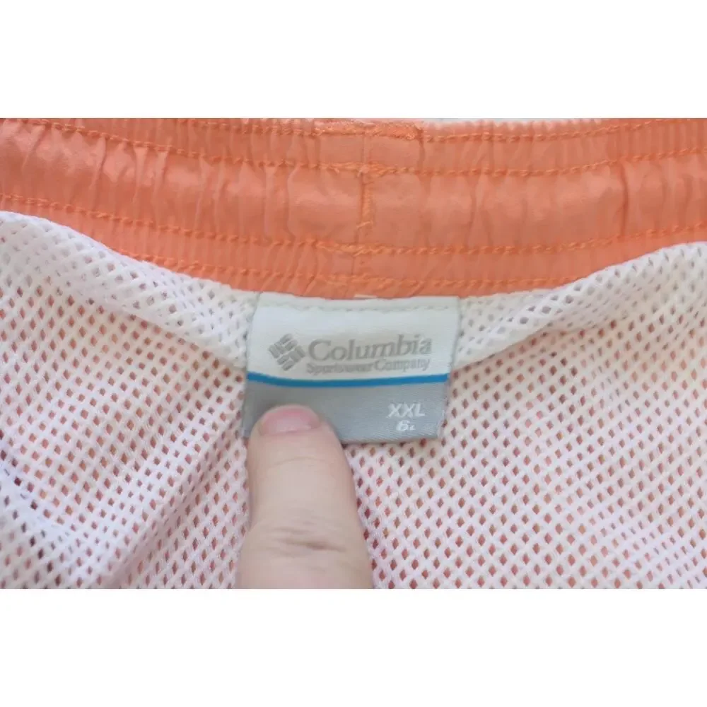 Columbia PFG Swim Trunks Pink‎ Omni-Shade Fishing Shorts 6